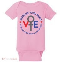 Cool Election Vote Like Your Rights Depend On It Baby Bodysuit thumb 0