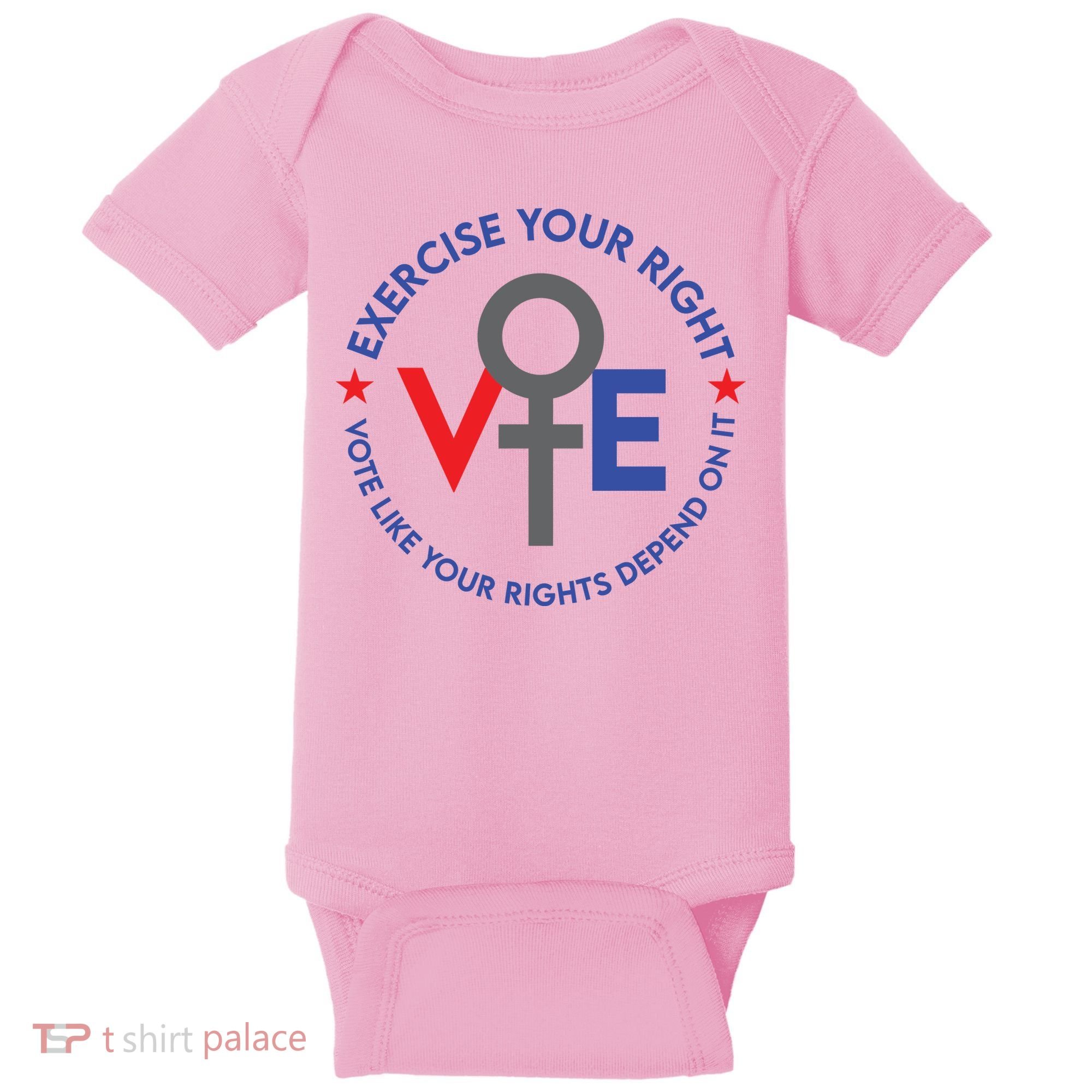 Cool Election Vote Like Your Rights Depend On It Baby Bodysuit
