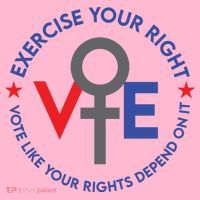 Cool Election Vote Like Your Rights Depend On It Kids Long Sleeve Shirt thumb 2