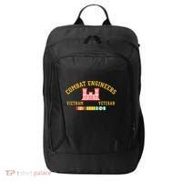 Combat Engineers Vietnam Veteran Veterans Day Xmas Funny Gift City Backpack thumb 0