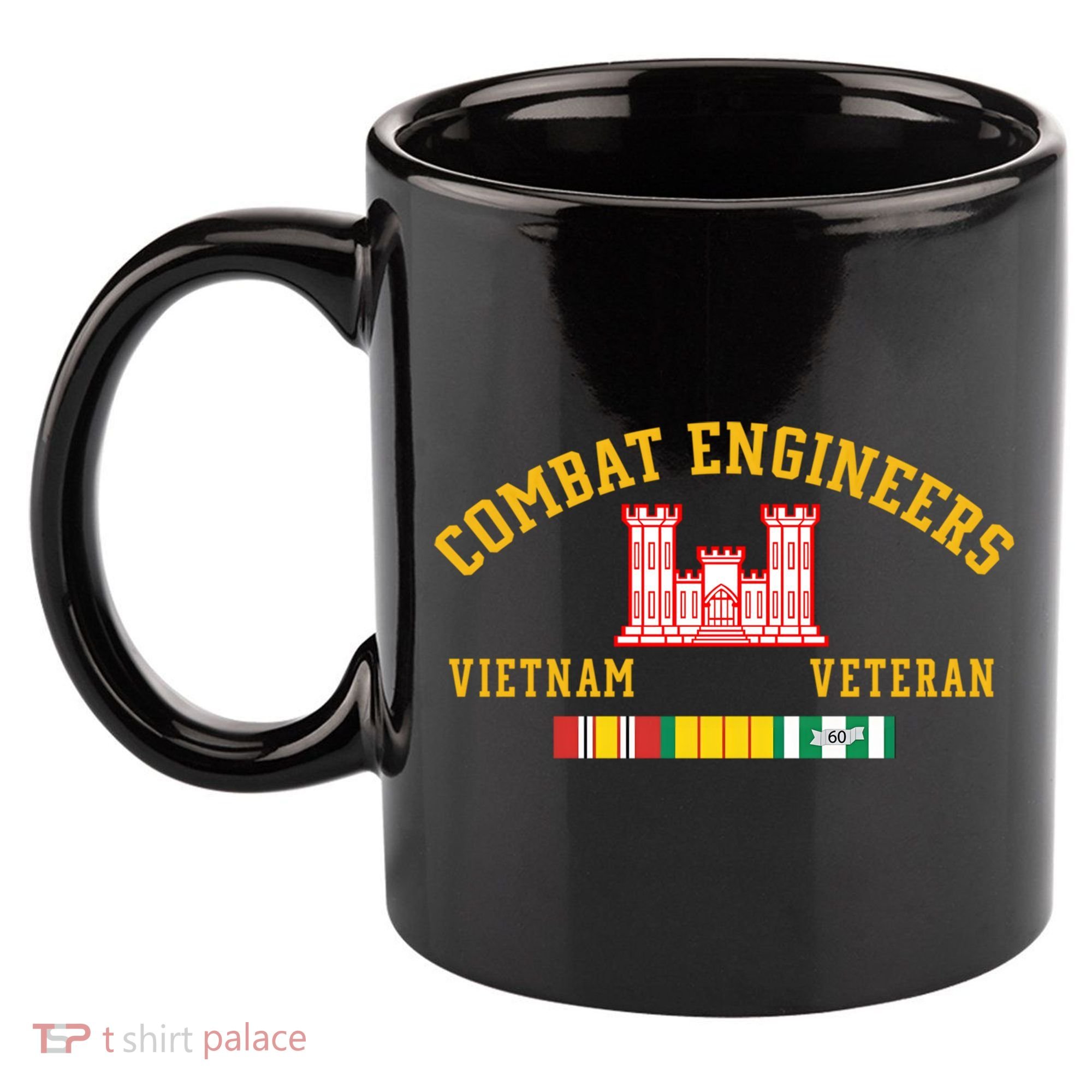 Combat Engineers Vietnam Veteran Veterans Day Xmas Funny Gift 11oz C Handle Ceramic Mug