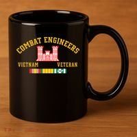 Combat Engineers Vietnam Veteran Veterans Day Xmas Funny Gift 11oz C Handle Ceramic Mug thumb 3