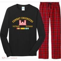 Combat Engineers Vietnam Veteran Veterans Day Xmas Funny Gift Long Sleeve Pajama Set thumb 0