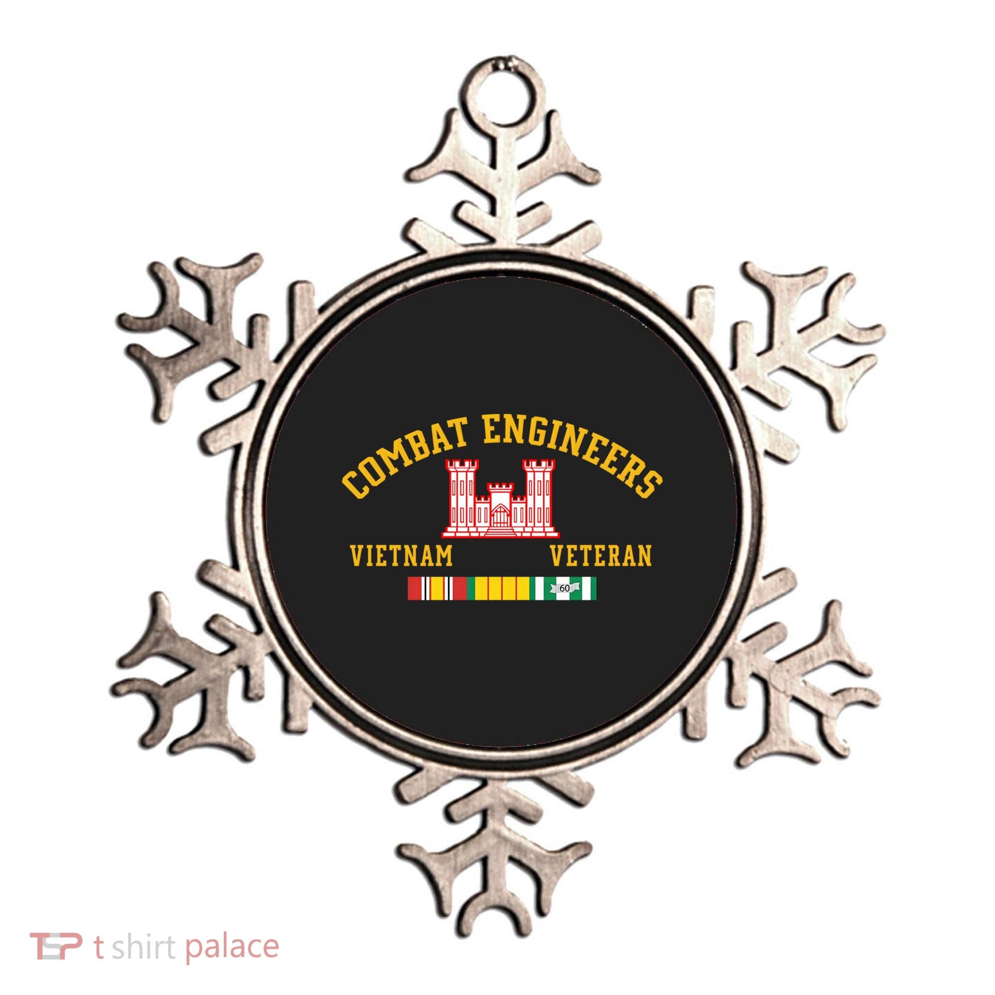 Combat Engineers Vietnam Veteran Veterans Day Xmas Funny Gift Ornament