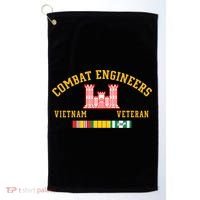 Combat Engineers Vietnam Veteran Veterans Day Xmas Funny Gift Golf Towel thumb 0
