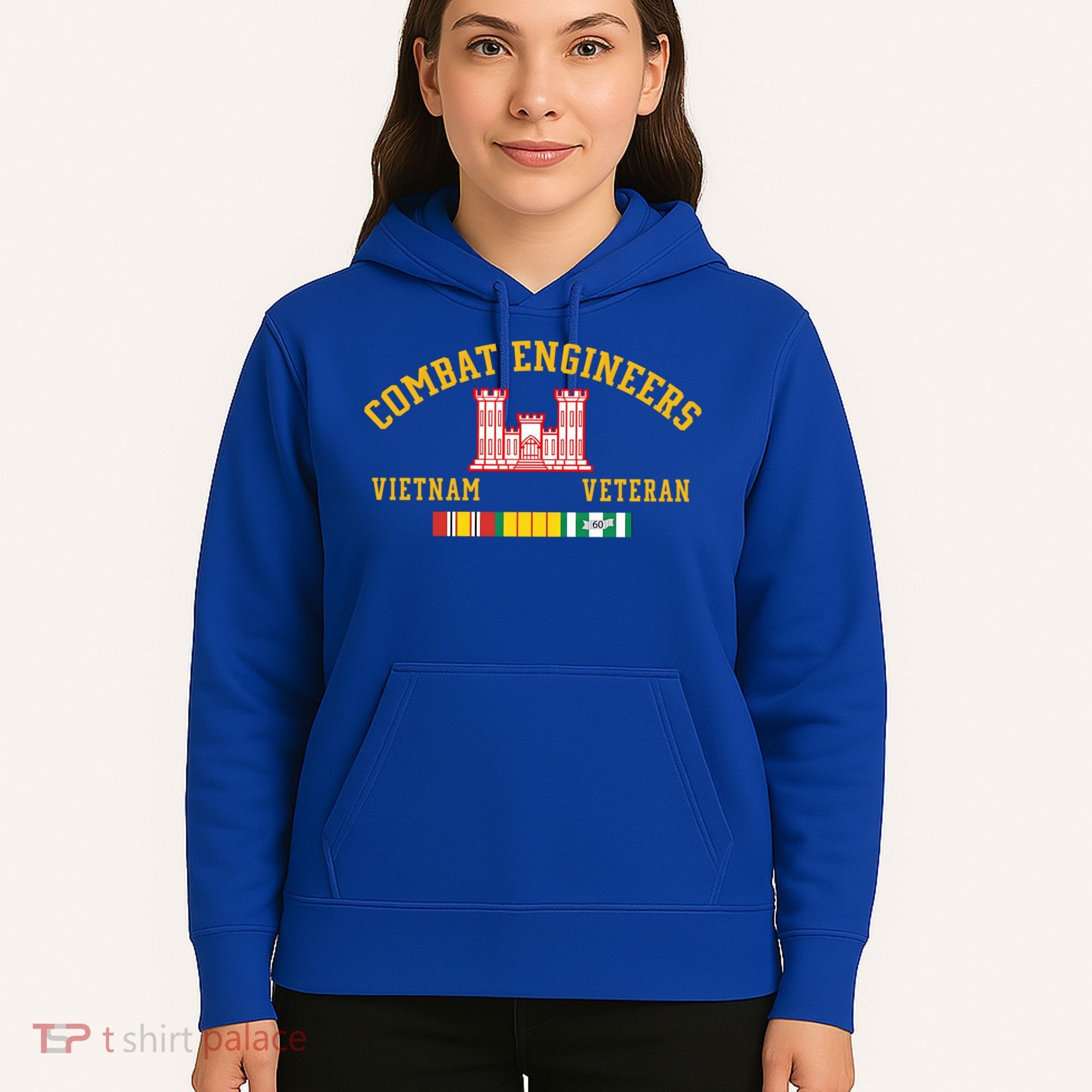 Combat Engineers Vietnam Veteran Veterans Day Xmas Funny Gift Hoodie