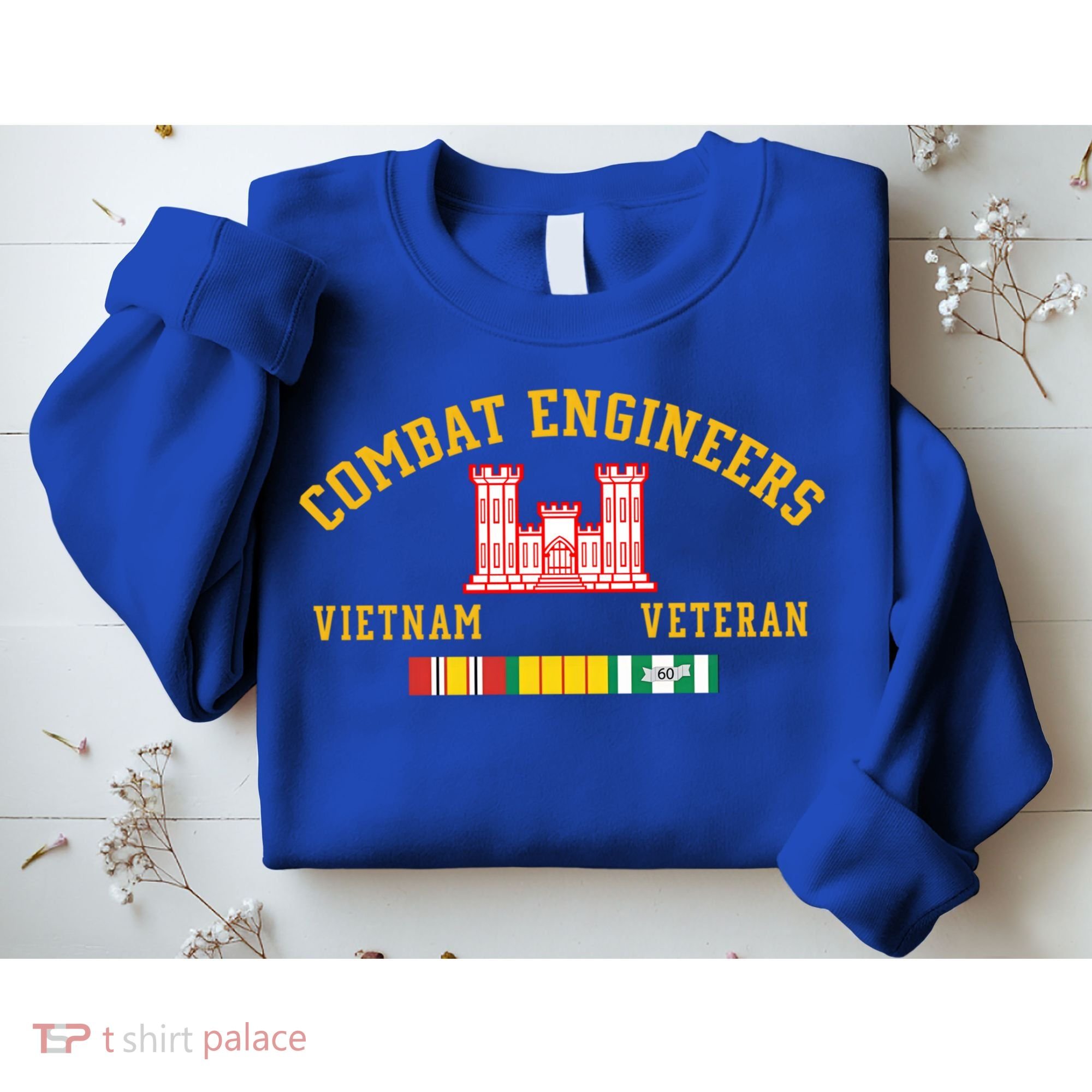 Combat Engineers Vietnam Veteran Veterans Day Xmas Funny Gift Sweatshirt