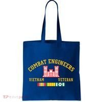 Combat Engineers Vietnam Veteran Veterans Day Xmas Funny Gift Tote Bag thumb 0