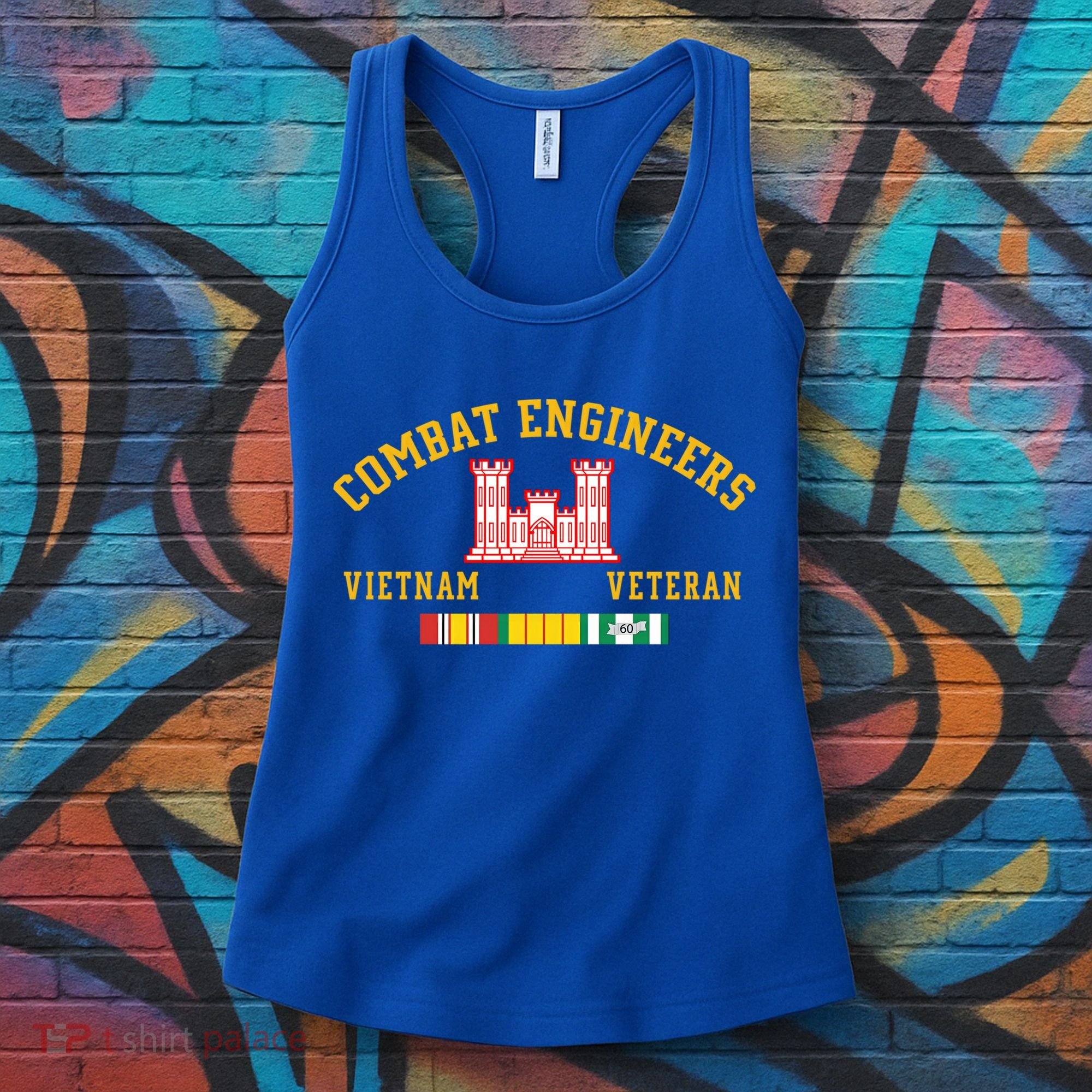 Combat Engineers Vietnam Veteran Veterans Day Xmas Funny Gift Women's Tank Top