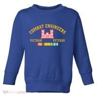 Combat Engineers Vietnam Veteran Veterans Day Xmas Funny Gift Toddler Sweatshirt thumb 0