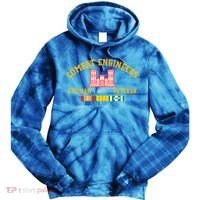 Combat Engineers Vietnam Veteran Veterans Day Xmas Funny Gift Tie Dye Hoodie thumb 0