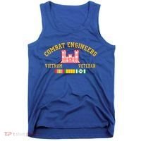 Combat Engineers Vietnam Veteran Veterans Day Xmas Funny Gift Tank Top thumb 0