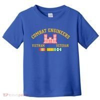 Combat Engineers Vietnam Veteran Veterans Day Xmas Funny Gift Toddler T-Shirt thumb 0