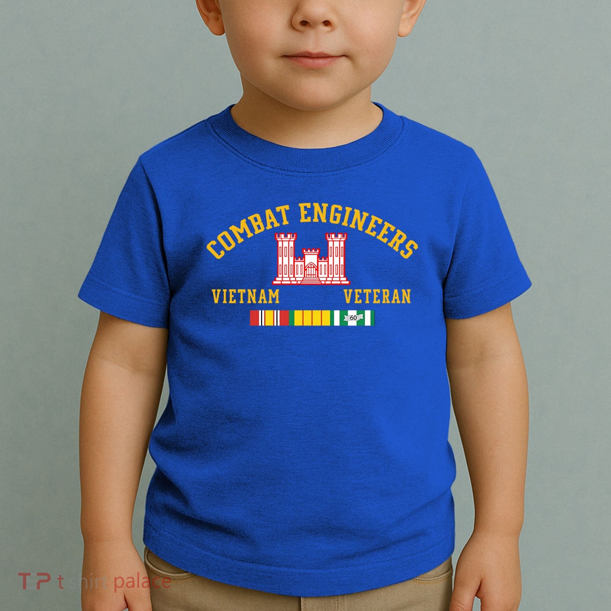 Combat Engineers Vietnam Veteran Veterans Day Xmas Funny Gift Toddler T-Shirt