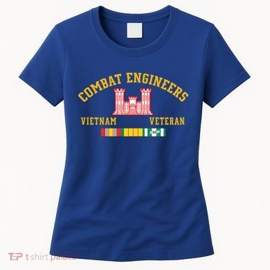 Combat Engineers Vietnam Veteran Veterans Day Xmas Funny Gift Women's T-Shirt