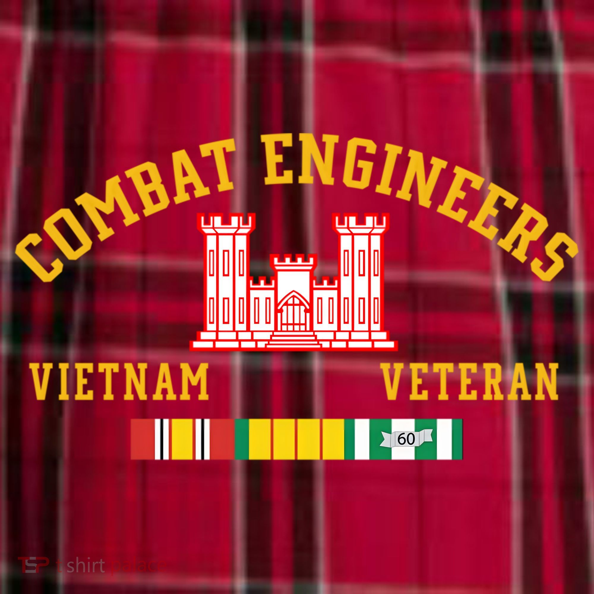 Combat Engineers Vietnam Veteran Veterans Day Xmas Funny Gift Women's Flannel Plaid Pajama Pants