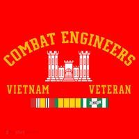 Combat Engineers Vietnam Veteran Veterans Day Xmas Funny Gift Santa Hat thumb 1