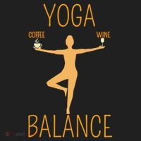 Coffee Er Wine Lover Funny Ing Yoga Balance Gift Hat thumb 2