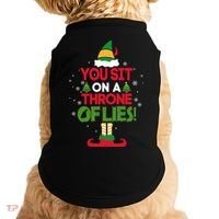Elf - You Sit on a Throne of Lies Doggie Tank thumb 0