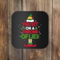 Elf - You Sit on a Throne of Lies Coaster thumb 0