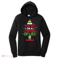 Elf - You Sit on a Throne of Lies Women's Hoodie thumb 0