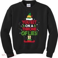 Elf - You Sit on a Throne of Lies Kids Sweatshirt thumb 0