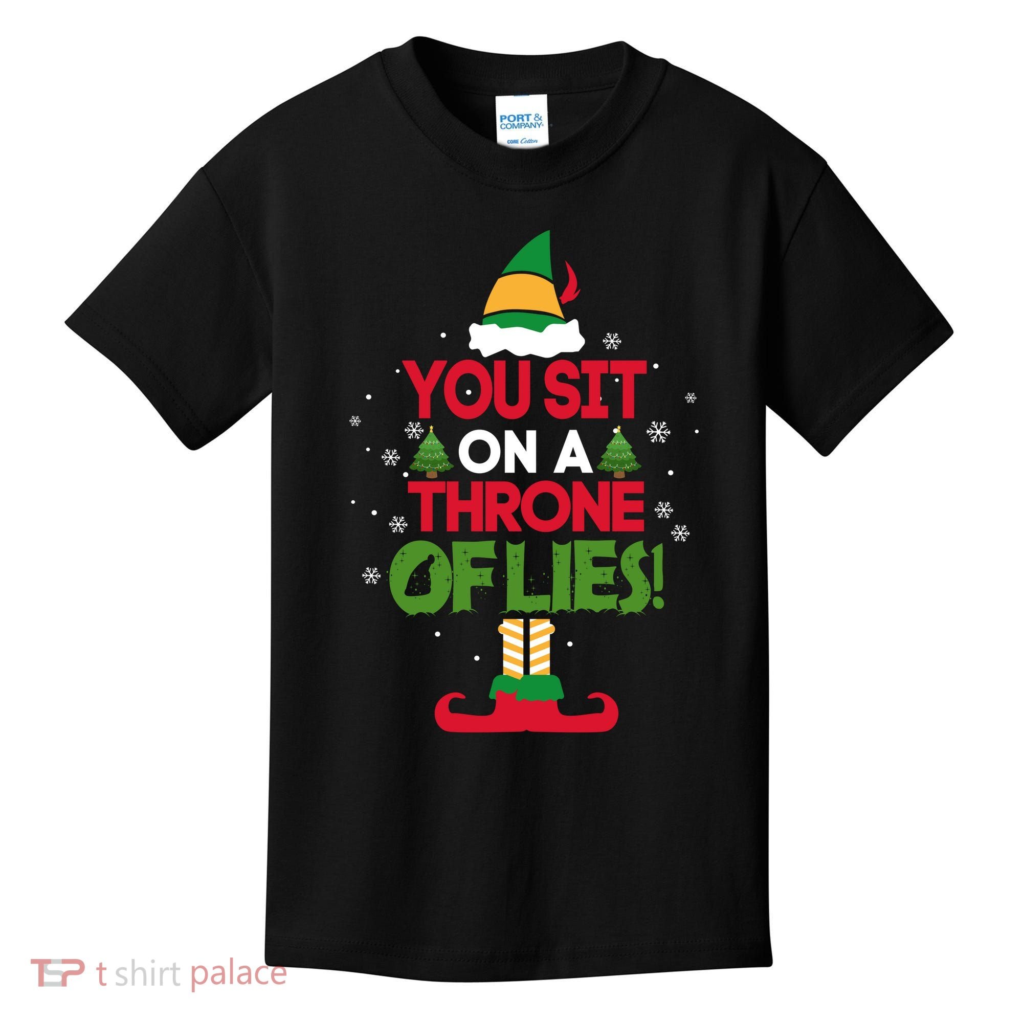 Elf - You Sit on a Throne of Lies Kids T-Shirt