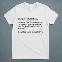 Carew Ellington You Are Loved Dear Person Behind Me T-Shirt thumb 5