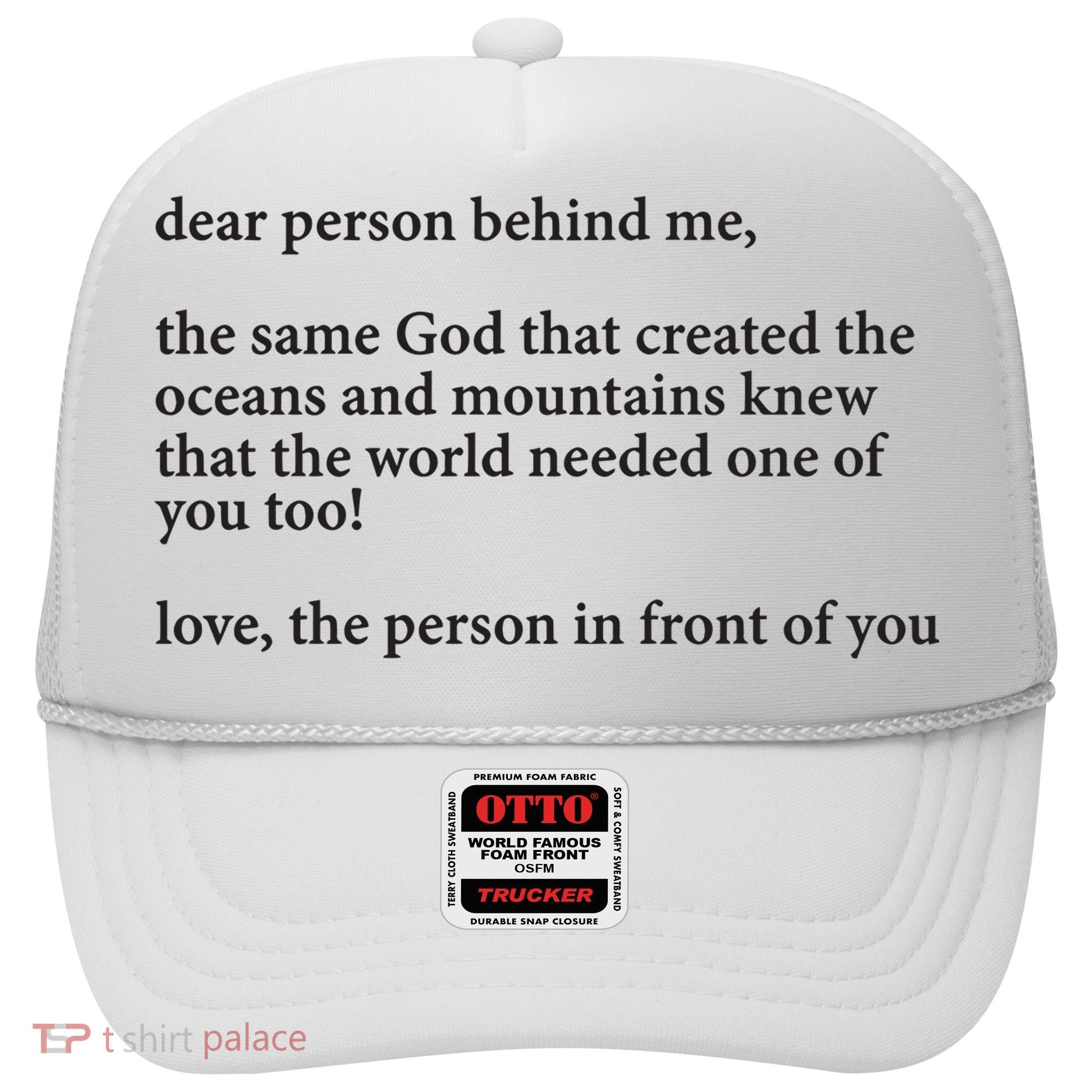 Carew Ellington You Are Loved Dear Person Behind Me Hat