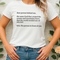 Carew Ellington You Are Loved Dear Person Behind Me Women's T-Shirt thumb 2
