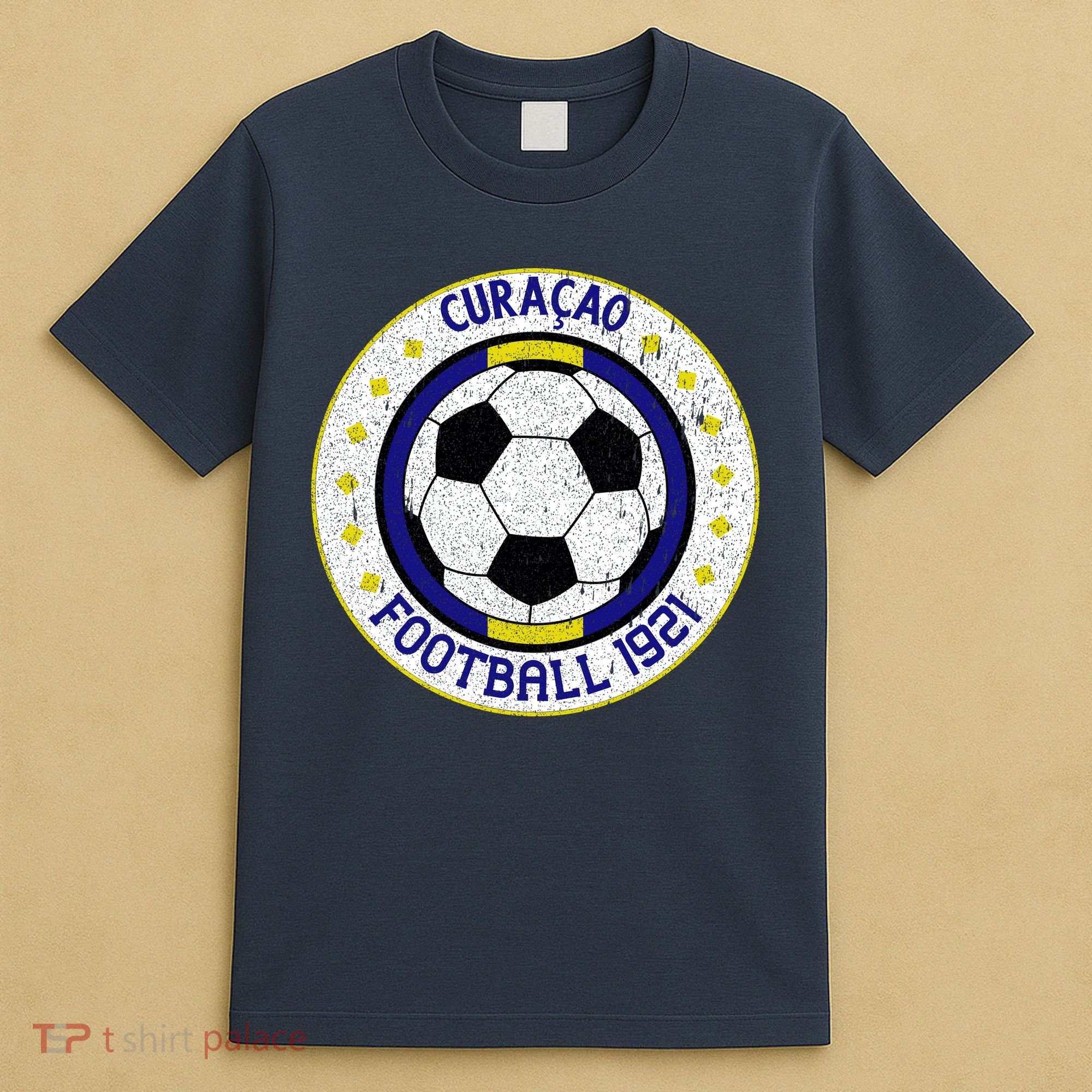 Curaçao Football 1921 Vintage Soccer Crest T-Shirt