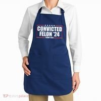 Convicted Felon 24 Trump 2024 Apron thumb 2