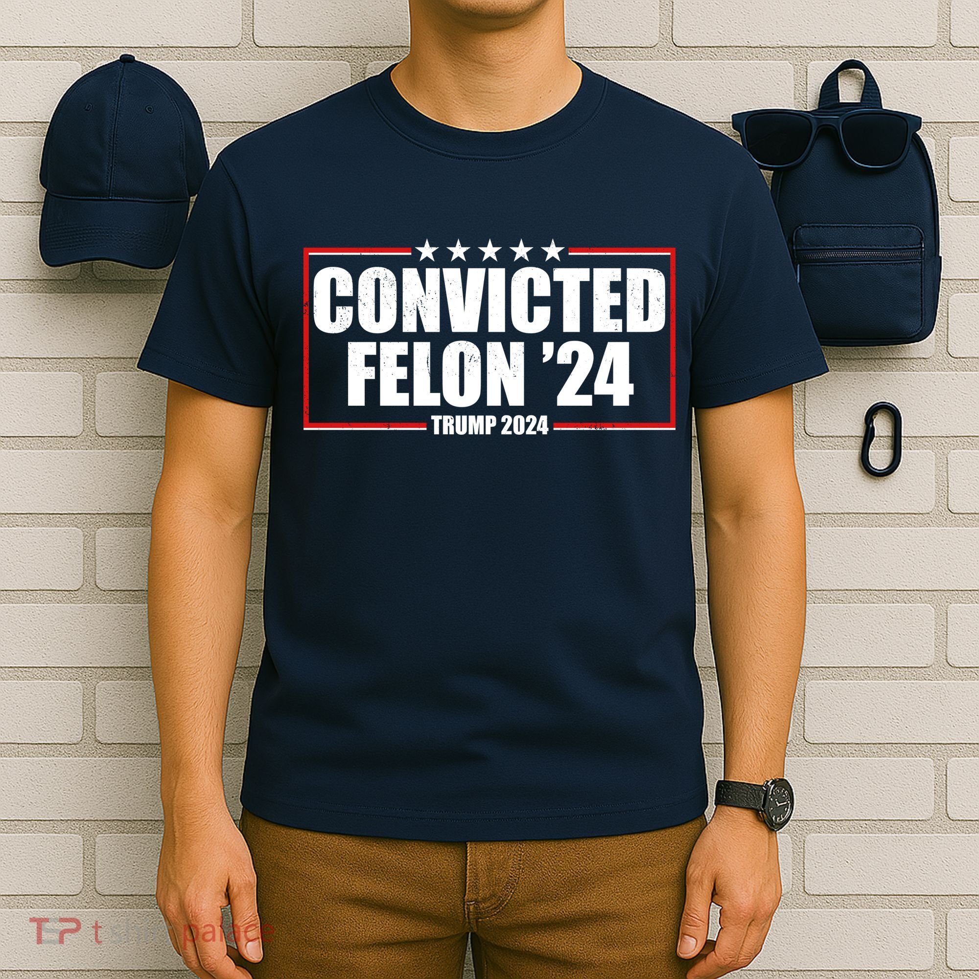 Convicted Felon 24 Trump 2024 T-Shirt