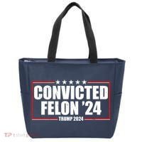 Convicted Felon 24 Trump 2024 Tote Bag thumb 0