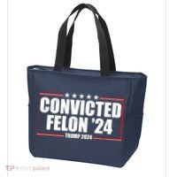 Convicted Felon 24 Trump 2024 Tote Bag thumb 3