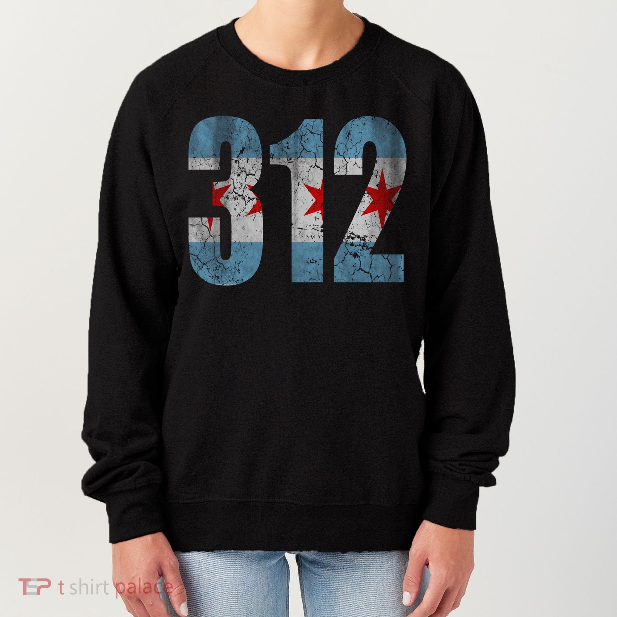 Chicago Flag 312 Women's Sweatshirt