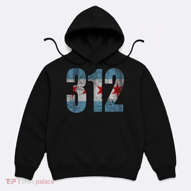 Chicago Flag 312 Hoodie