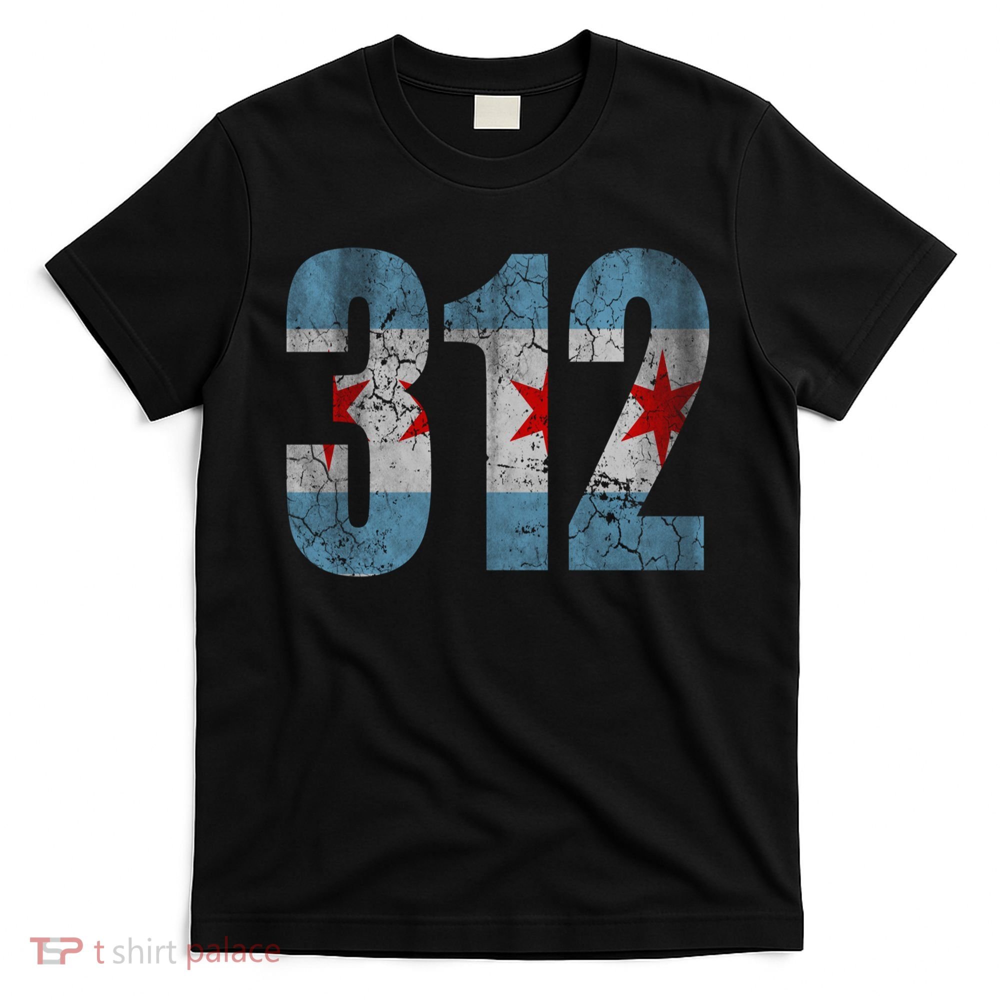 Chicago Flag 312 T-Shirt