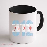 Chicago Flag 312 Coffee Mug thumb 1