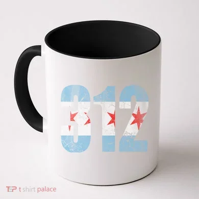 Chicago Flag 312 Coffee Mug