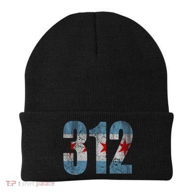 Chicago Flag 312 Beanie