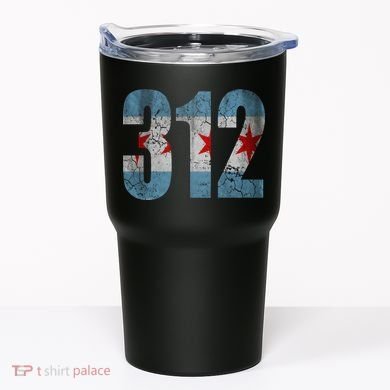 Chicago Flag 312 Tumbler