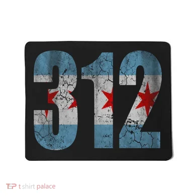Chicago Flag 312 Mousepad