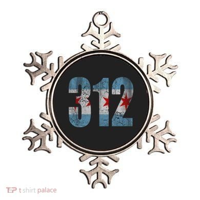 Chicago Flag 312 Ornament