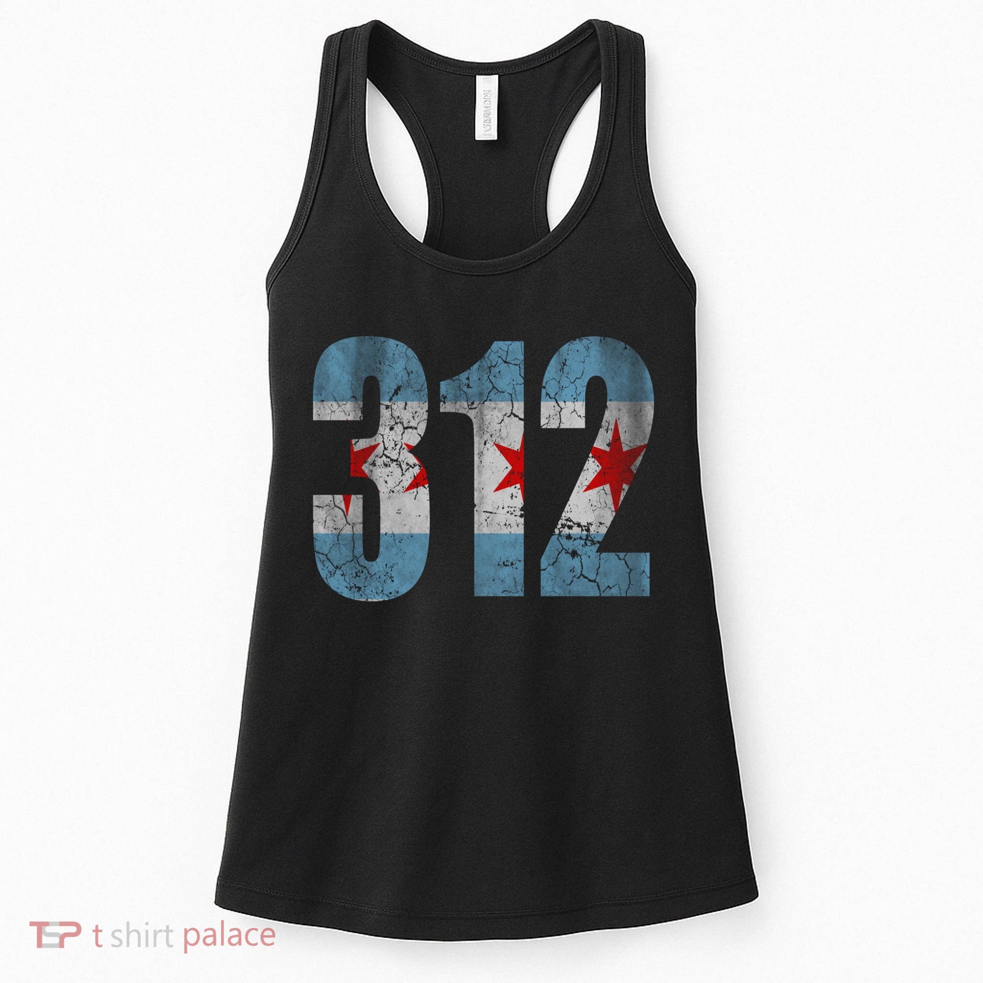 Chicago Flag 312 Women's Tank Top