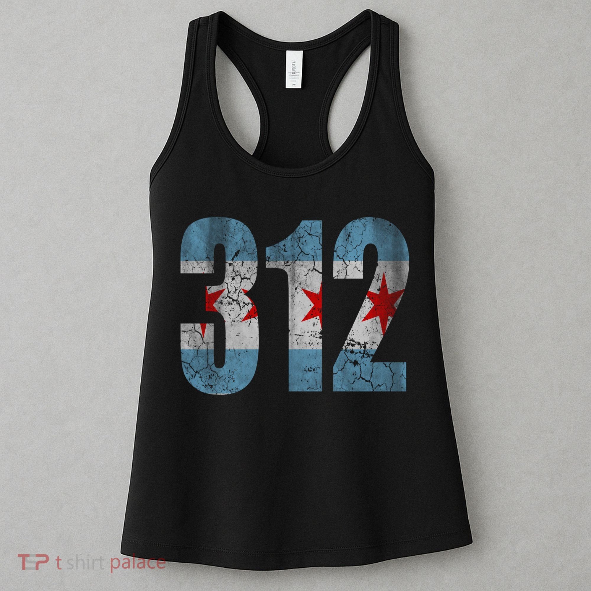 Chicago Flag 312 Women's Tank Top