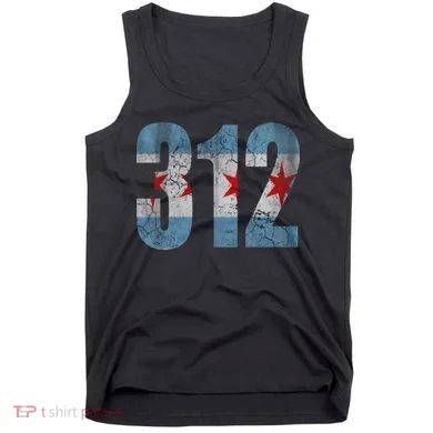 Chicago Flag 312 Tank Top