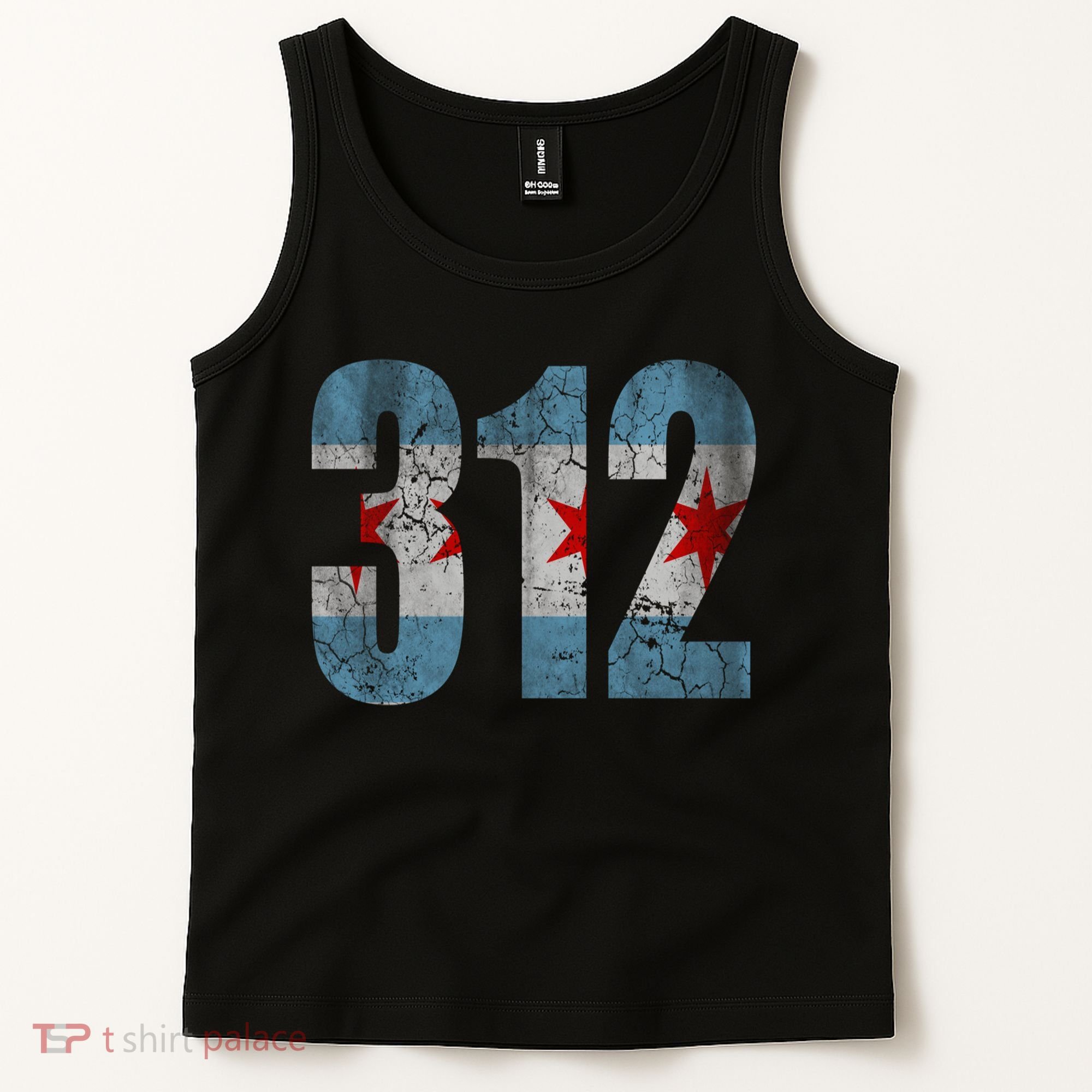 Chicago Flag 312 Tank Top