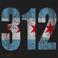 Chicago Flag 312 Golf Towel thumb 3