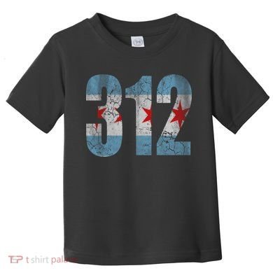 Chicago Flag 312 Toddler T-Shirt